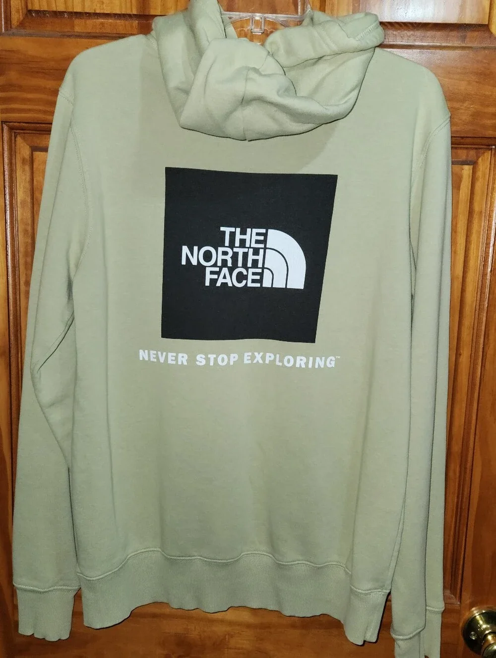 The North Face big graphic logo pullover hoodie sweatshirt unisex size small